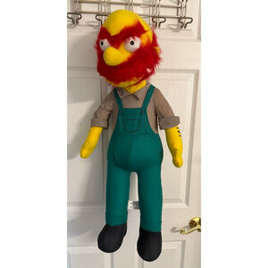 30” Groundskeeper Willie from the animated TV series The Simpsons plush doll